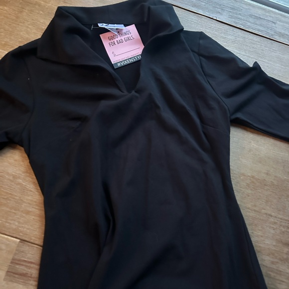 Vixen by Micheline Pitt Black Top - Picture 2 of 3